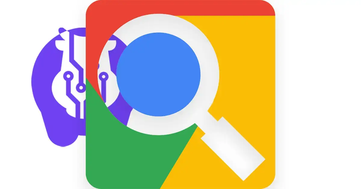 Google Search Ads logo combined with Display colors looking for the Fatcow digital icon
