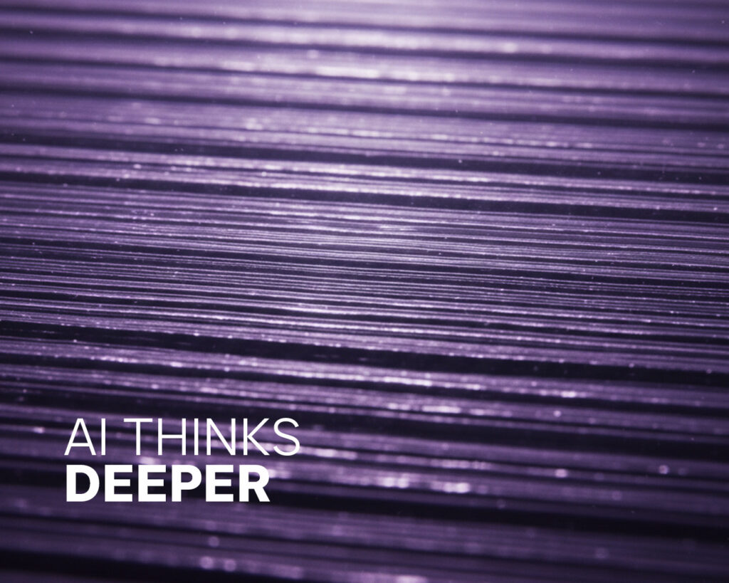 Close-up of horizontal purple lines forming a layered, abstract texture.